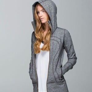 Lululemon Grey Stride jacket With Hood